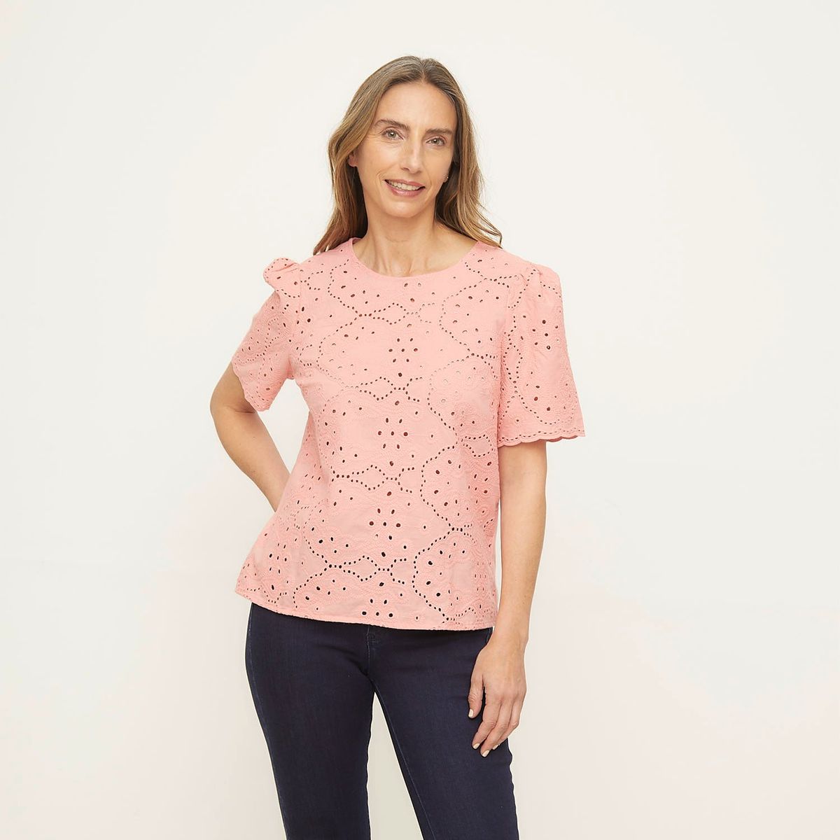 NEWPORT - Blusa Manga Corta Mujer Newport