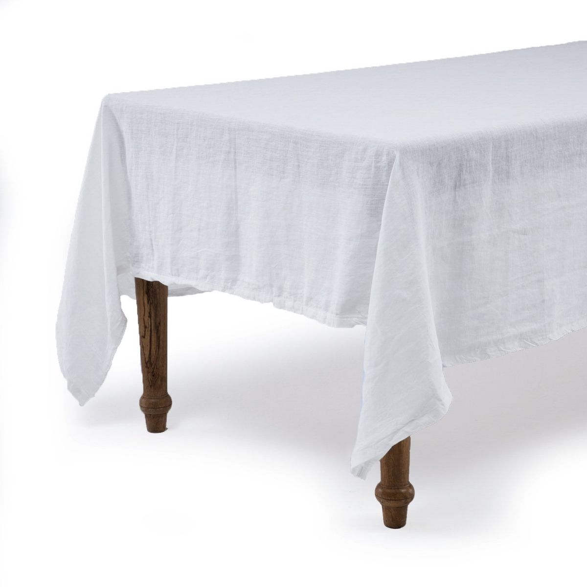 BASEMENT HOME - Mantel Lino Blanco 180x350cm