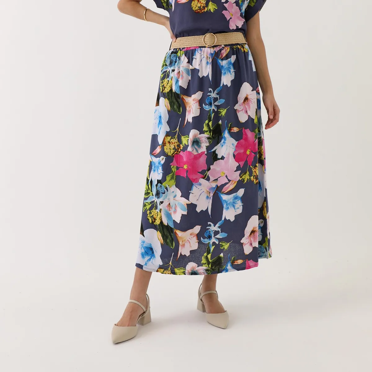 STEFANO COCCI - Falda Lino Mujer Stefano Cocci