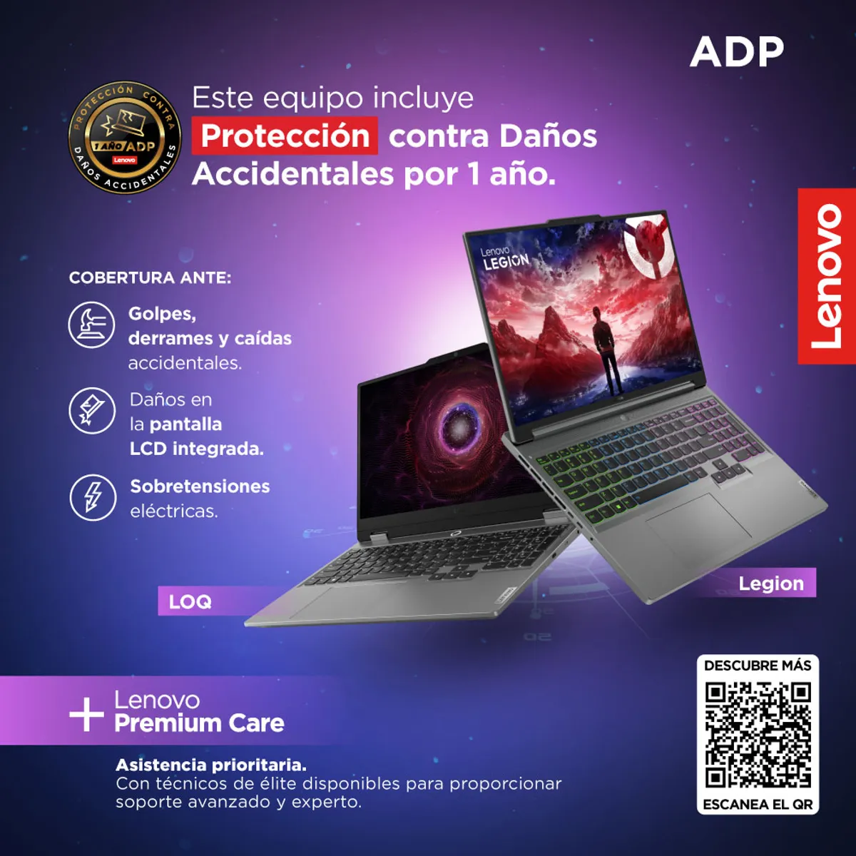 LENOVO - Gamer Lenovo Intel® Core i5 RTX3050 8GB 512GB SSD LOQ 12° Gen 15.6" FHD 144hz