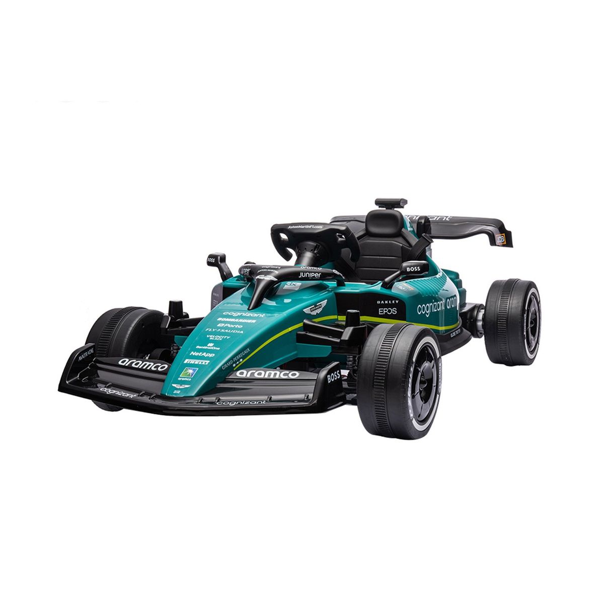 ASTON MARTIN - Auto A Batería 12v Fórmula 1 Verde Aston Martin