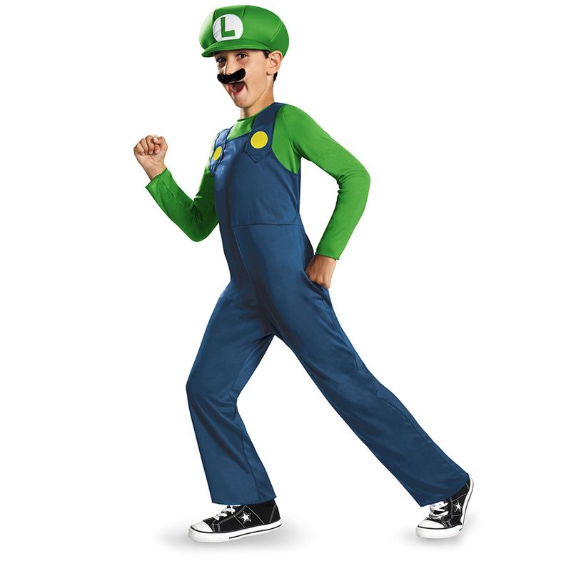 NINTENDO - Disfraz Luigi Nintendo 7-8