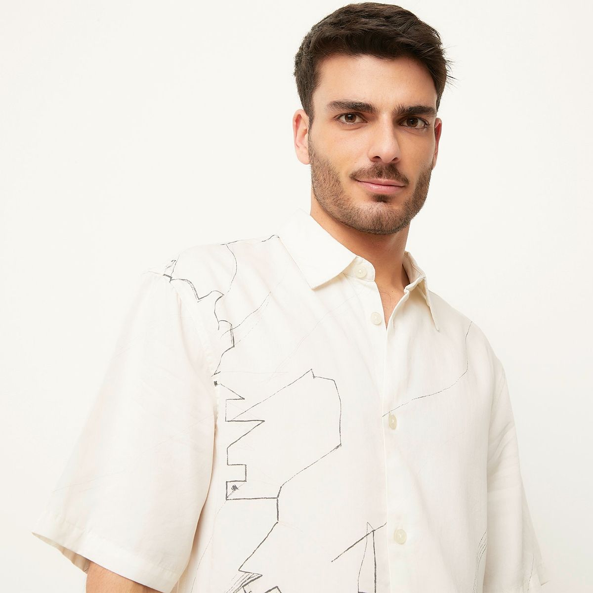 BASEMENT - Camisa Casual Hombre Basement