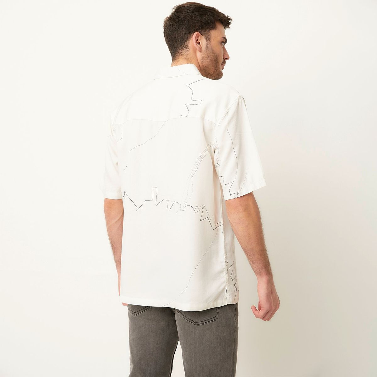 BASEMENT - Camisa Casual Hombre Basement