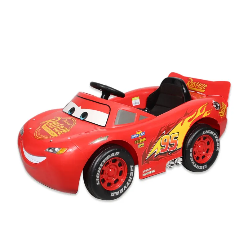 CARS - Auto A Batería Cars Rayo Mcqueen 6V Monoplaza Rojo