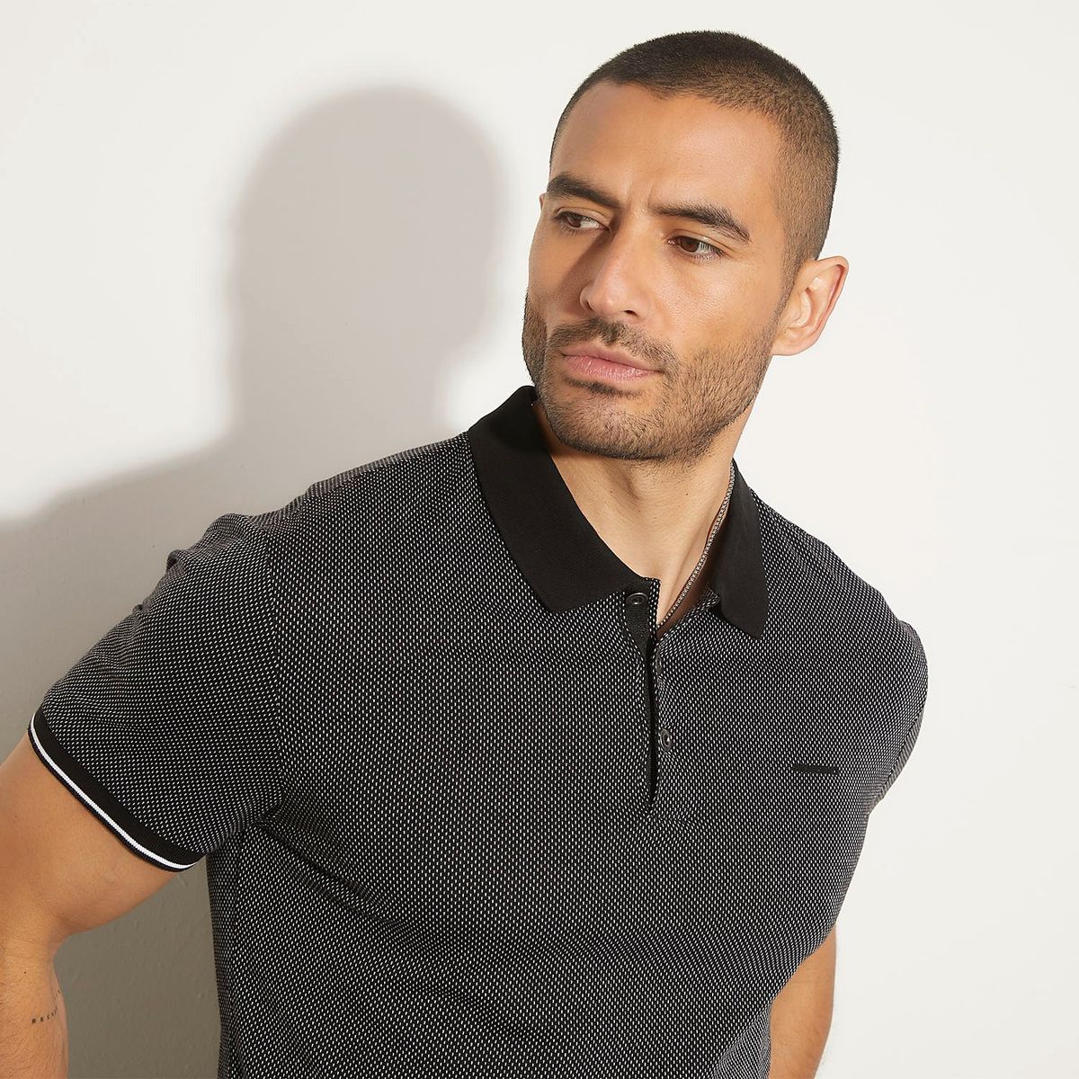 MOSSIMO - Polo Manga Corta 100% Algodón Hombre Mossimo