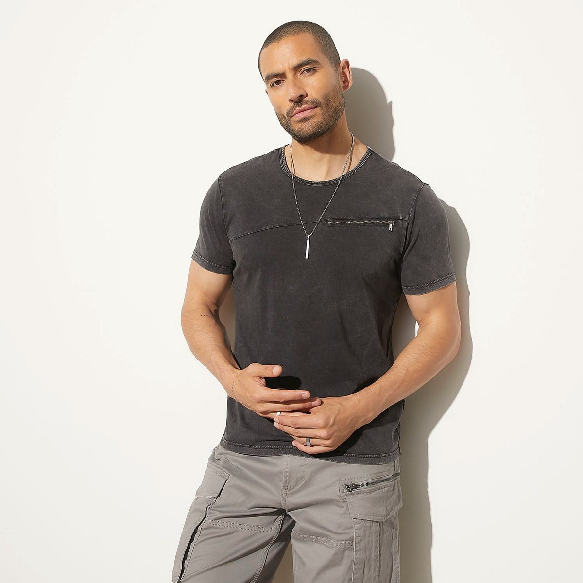 MOSSIMO - Polo Manga Corta 100% Algodón Hombre Mossimo