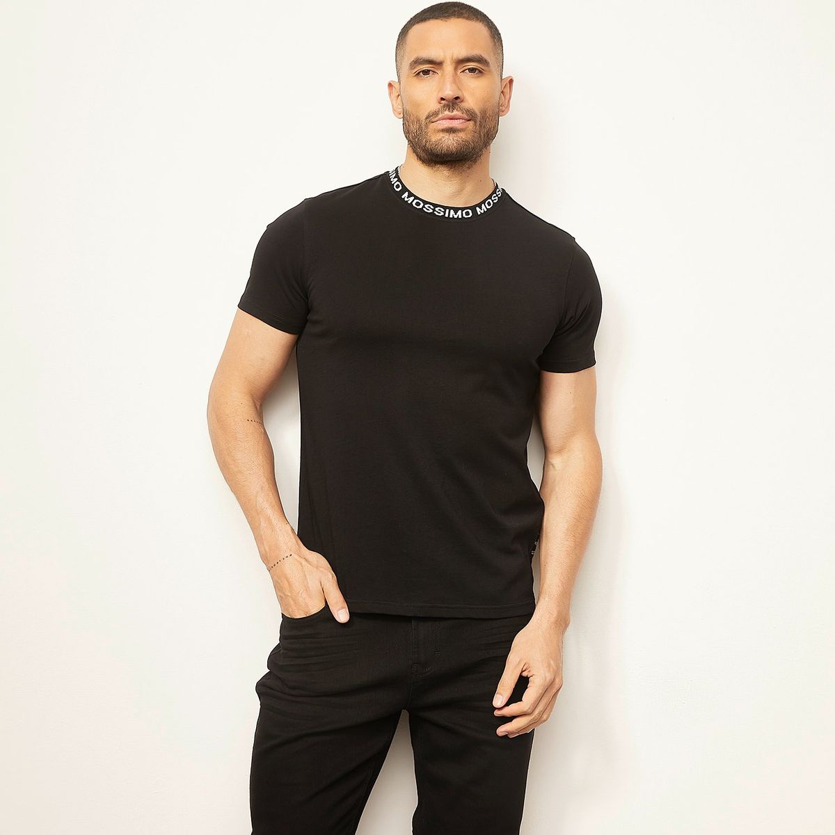 MOSSIMO - Polo Manga Corta 100% Algodón Hombre Mossimo