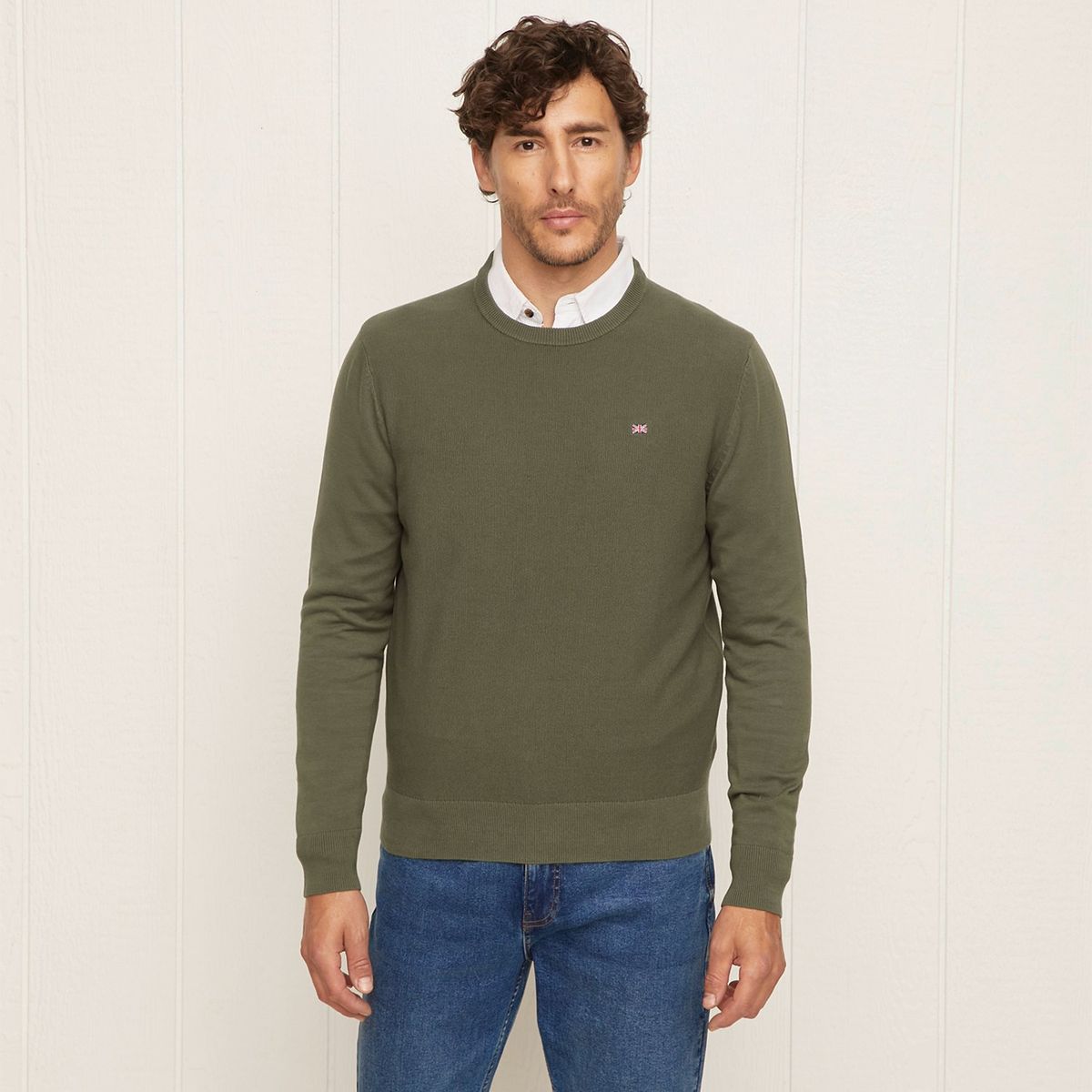 UNIVERSITY CLUB - Chompa University Club Cuello Redondo Algodón Hombre