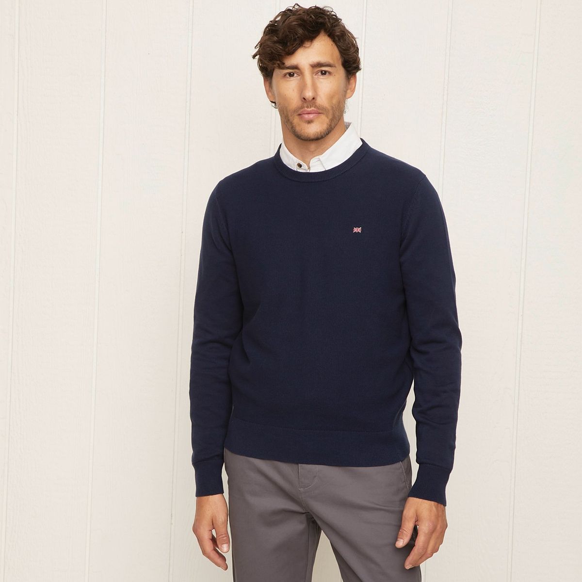 UNIVERSITY CLUB - Chompa University Club Cuello Redondo Algodón Hombre