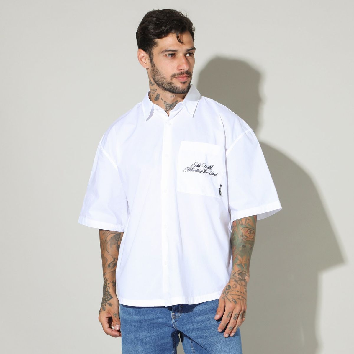 ECKO - Camisa Manga Corta Hombre Ecko