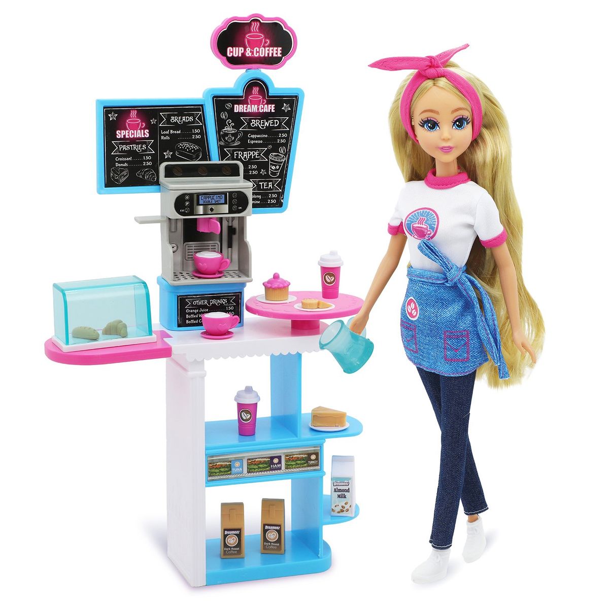 DREAMEEZ - Muñeca Con Cafetería Dreameez