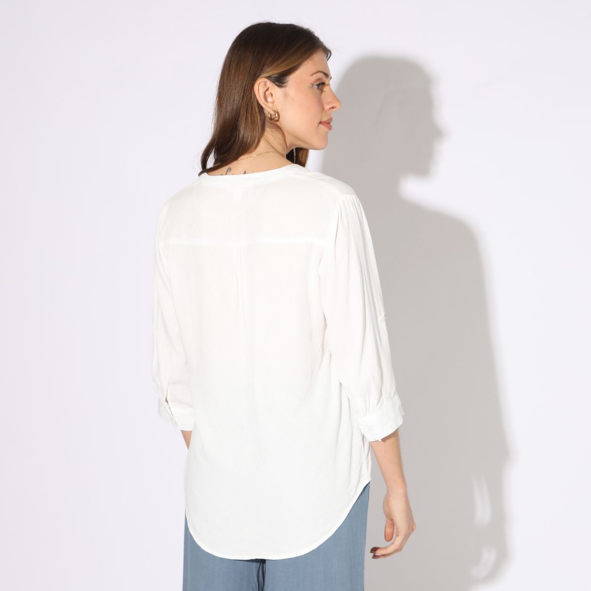 UNIVERSITY CLUB - Blusa University Club Manga 3/4 Casual