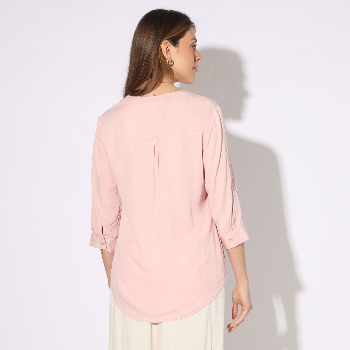 UNIVERSITY CLUB - Blusa University Club Manga 3/4 Casual