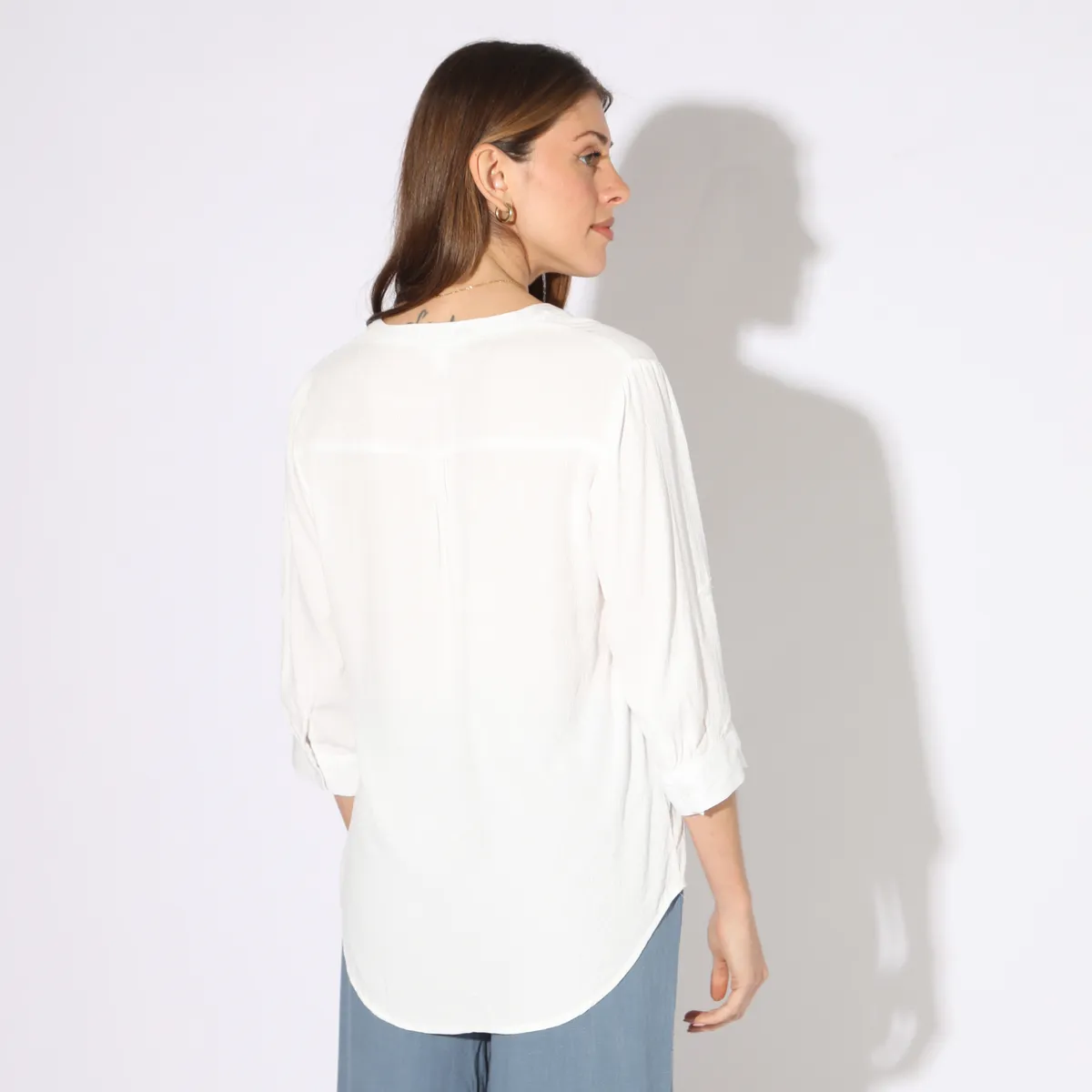 UNIVERSITY CLUB - Blusa University Club Manga 3/4 Casual