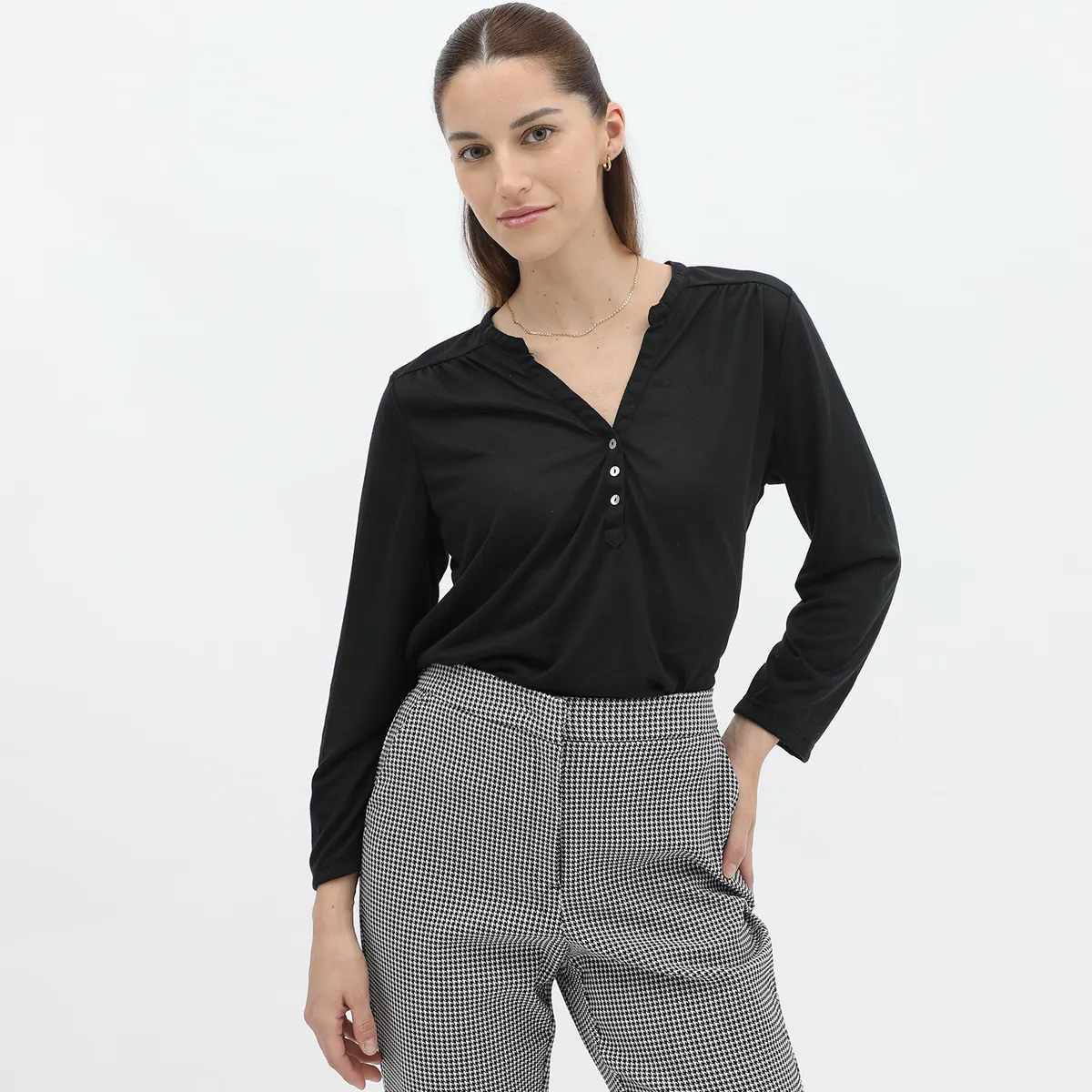 UNIVERSITY CLUB - Polo Manga Larga Mujer University Club