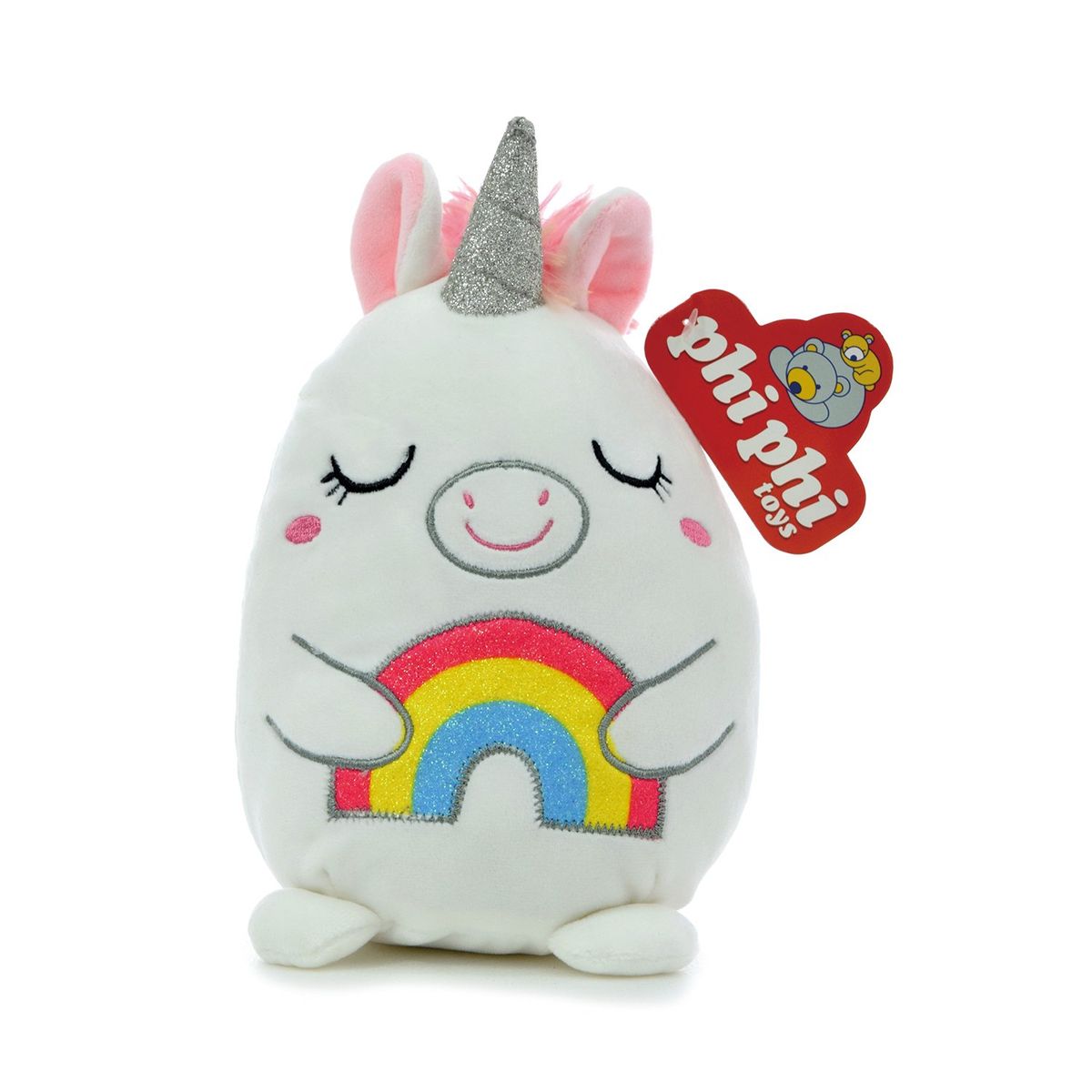 PHI PHI - Peluche Unicornio Arcoiris 18cm
