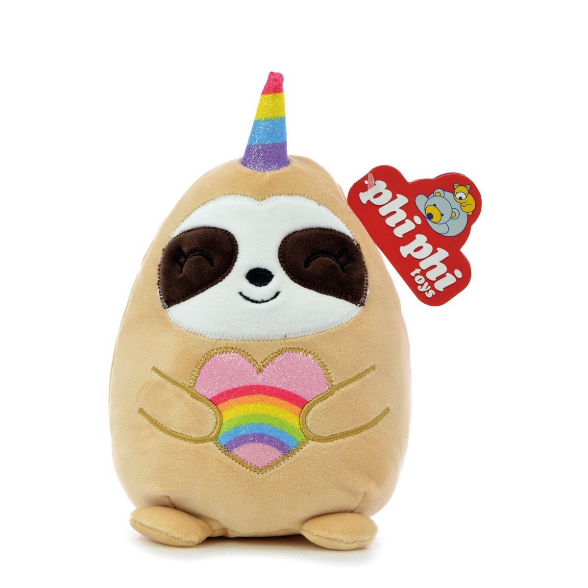 PHI PHI - Peluche Mapache Con Cuerno 18cm