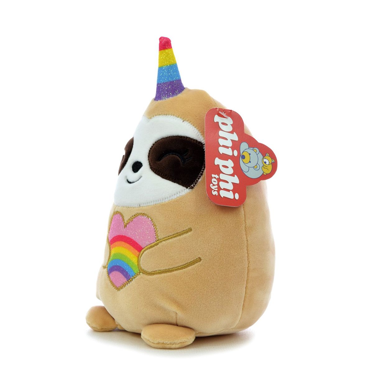 PHI PHI - Peluche Mapache Con Cuerno 18cm