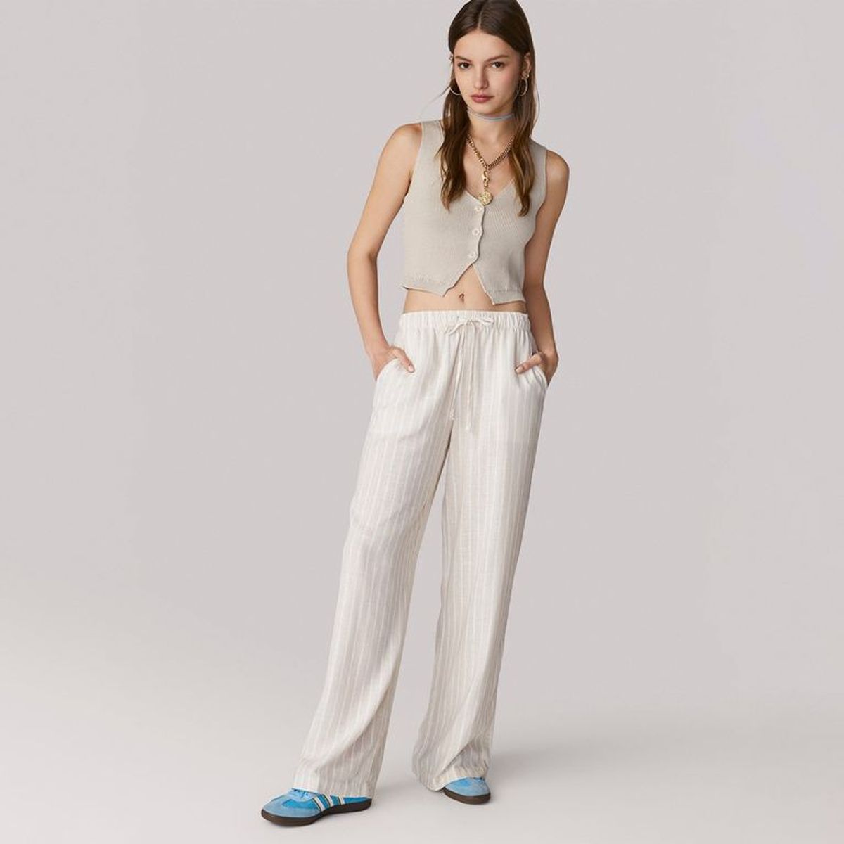 SYBILLA - Pantalón Casual Mujer Sybilla