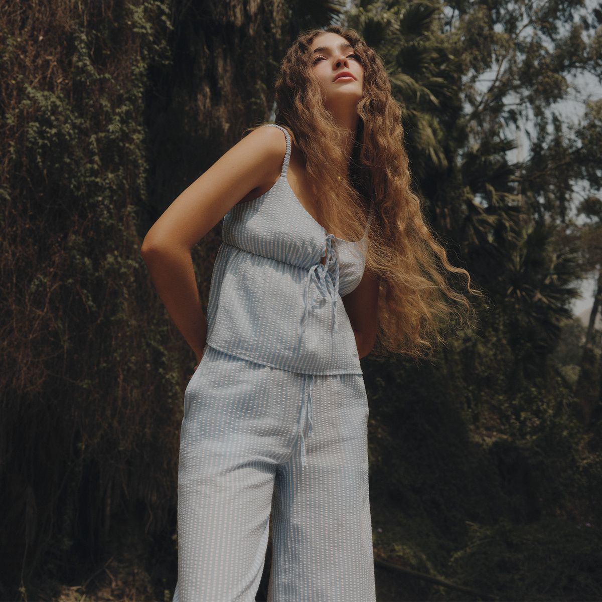 SYBILLA - Pantalón Casual 100% Algodón Mujer Sybilla