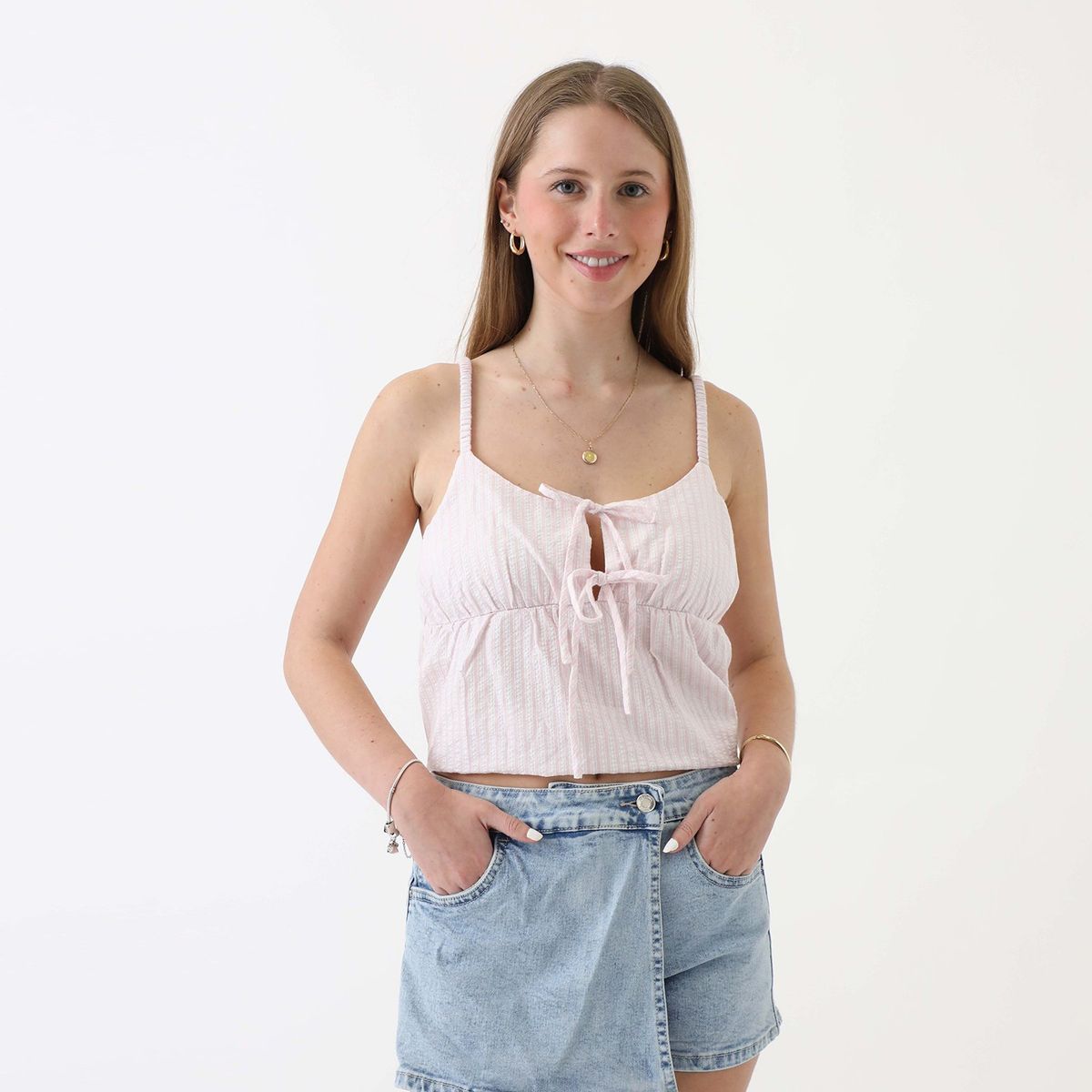 SYBILLA - Blusa Casual 100% Algodón Mujer Sybilla