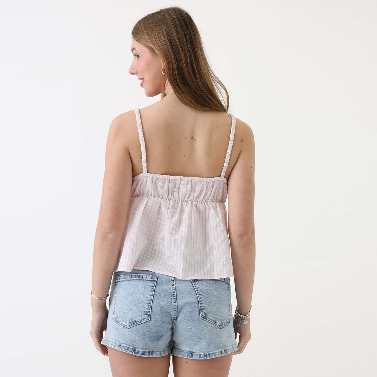 SYBILLA - Blusa Casual 100% Algodón Mujer Sybilla