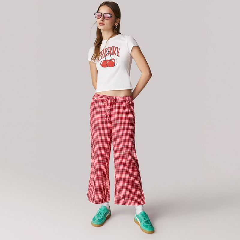 SYBILLA - Pantalón Cropped Mujer Sybilla