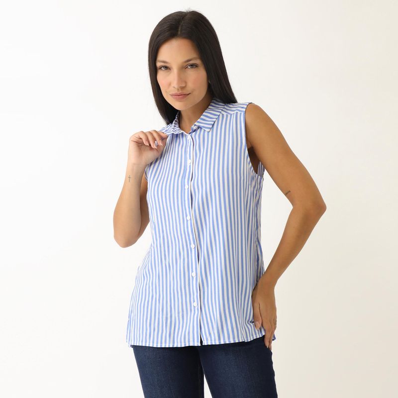 UNIVERSITY CLUB - Blusa Sin Mangas Casual Mujer University Club