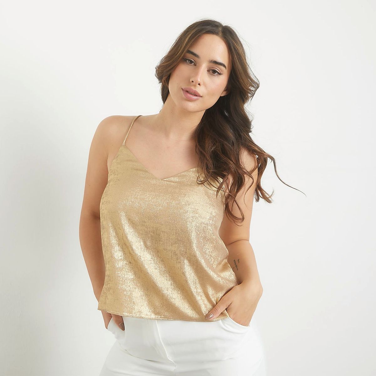 MOSSIMO - Blusa Manga Corta Mujer Mossimo