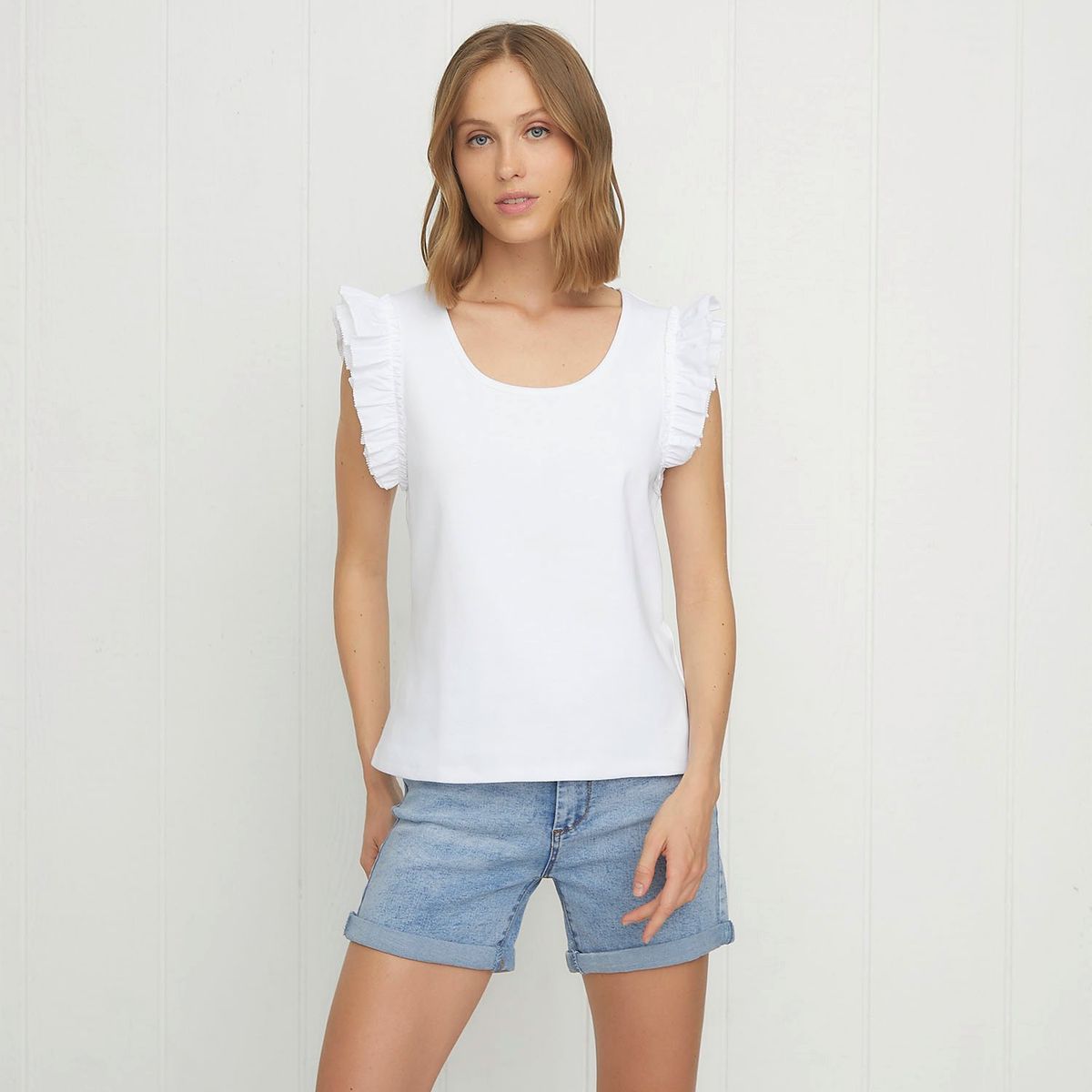 UNIVERSITY CLUB - Polo University Club Sin Mangas Algodón Mujer Casual