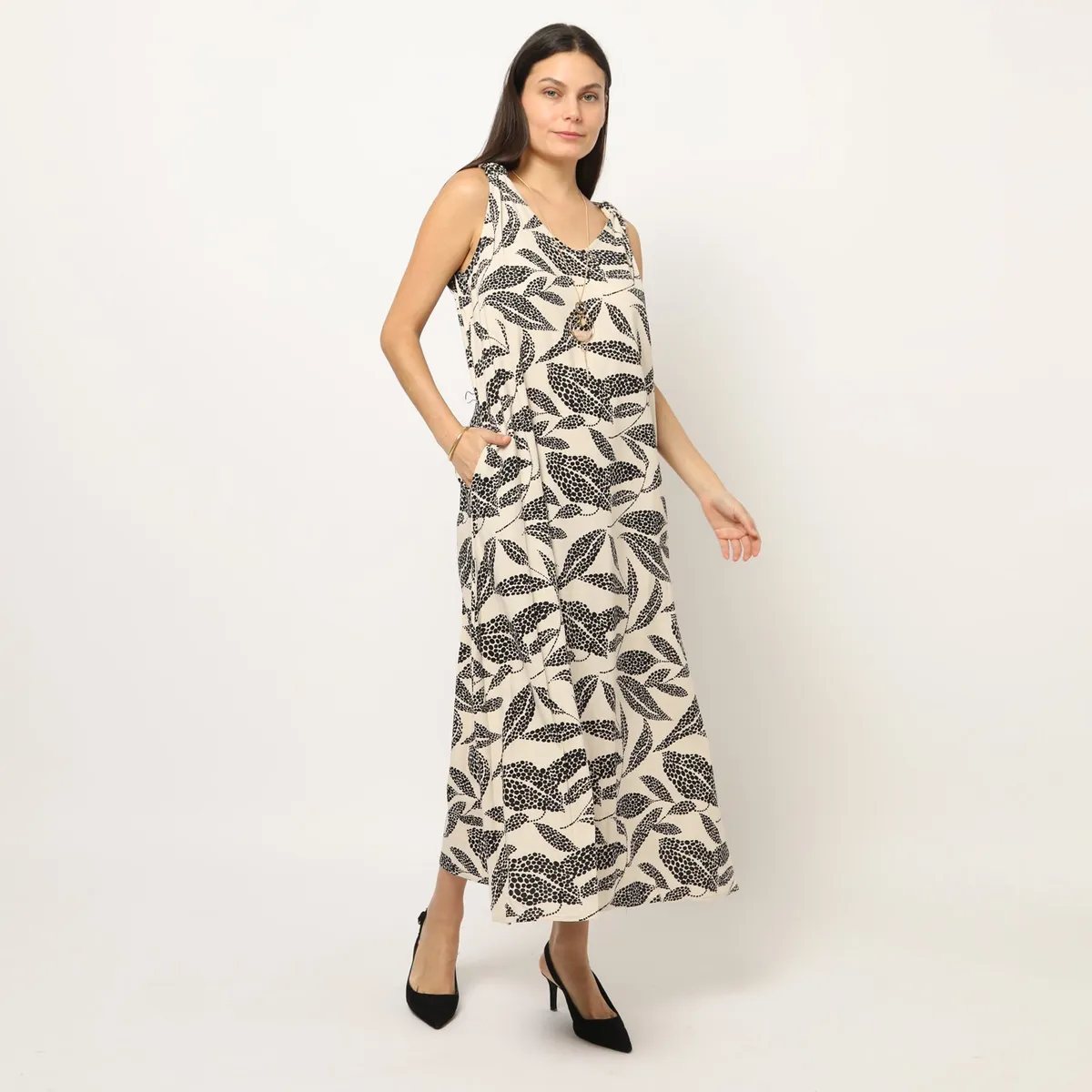 STEFANO COCCI - Vestido Casual Lino Mujer Stefano Cocci