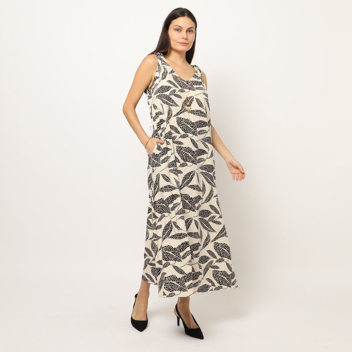 STEFANO COCCI - Vestido Casual Lino Mujer Stefano Cocci
