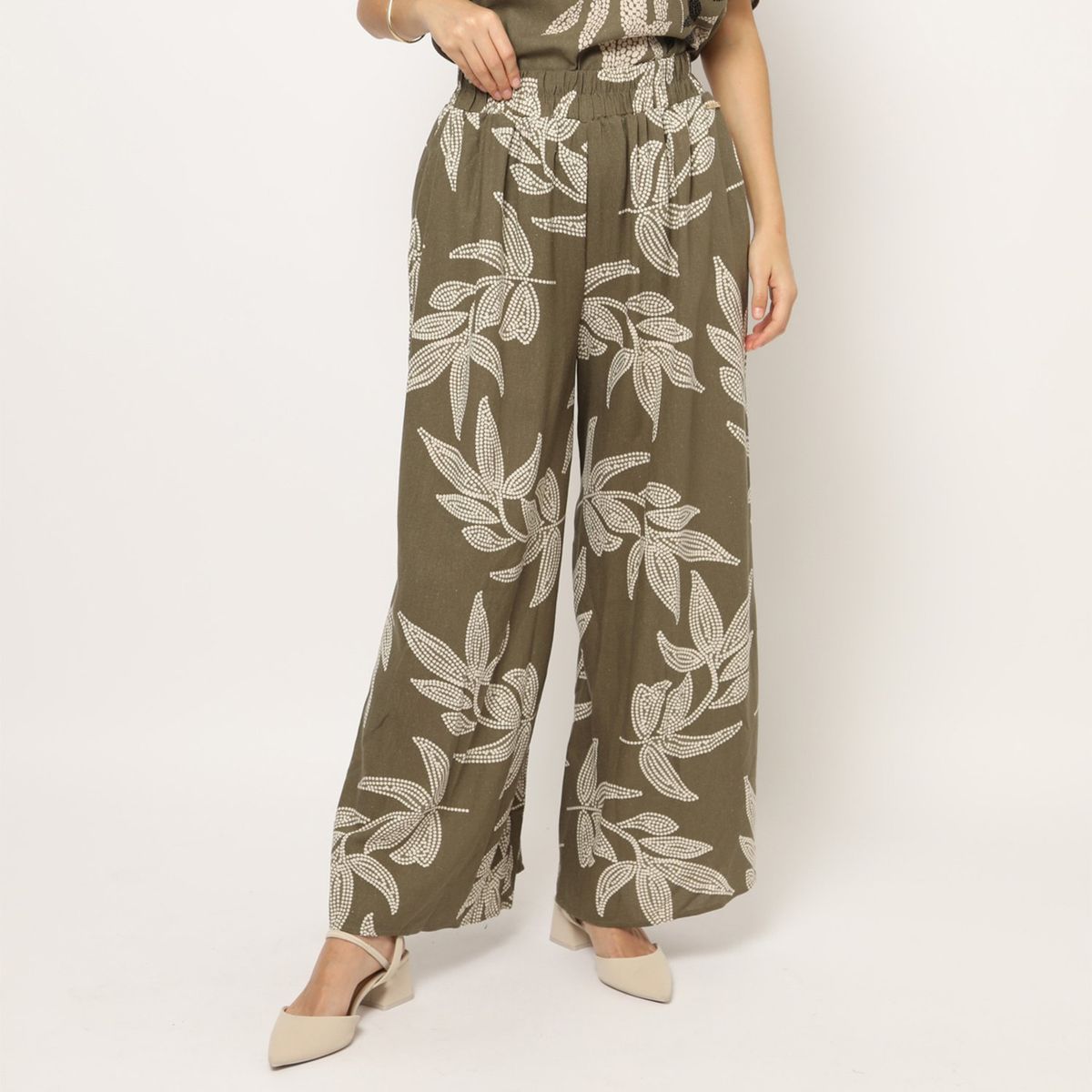 STEFANO COCCI - Pantalón Lino Casual Mujer Stefano Cocci