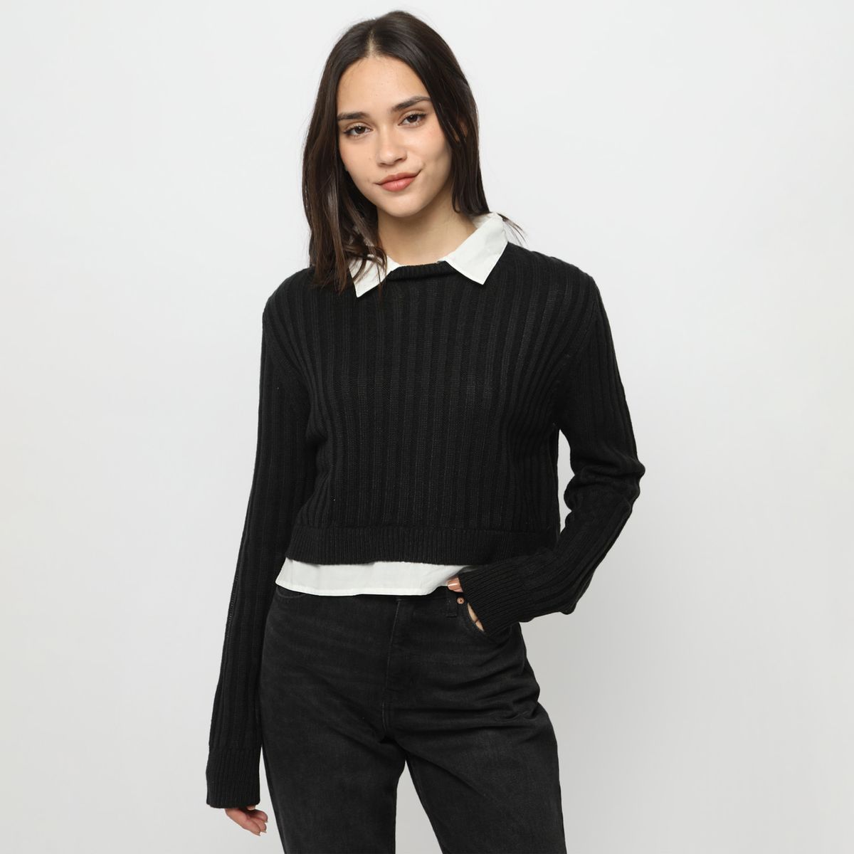 SYBILLA - Chompa Casual Mujer Sybilla