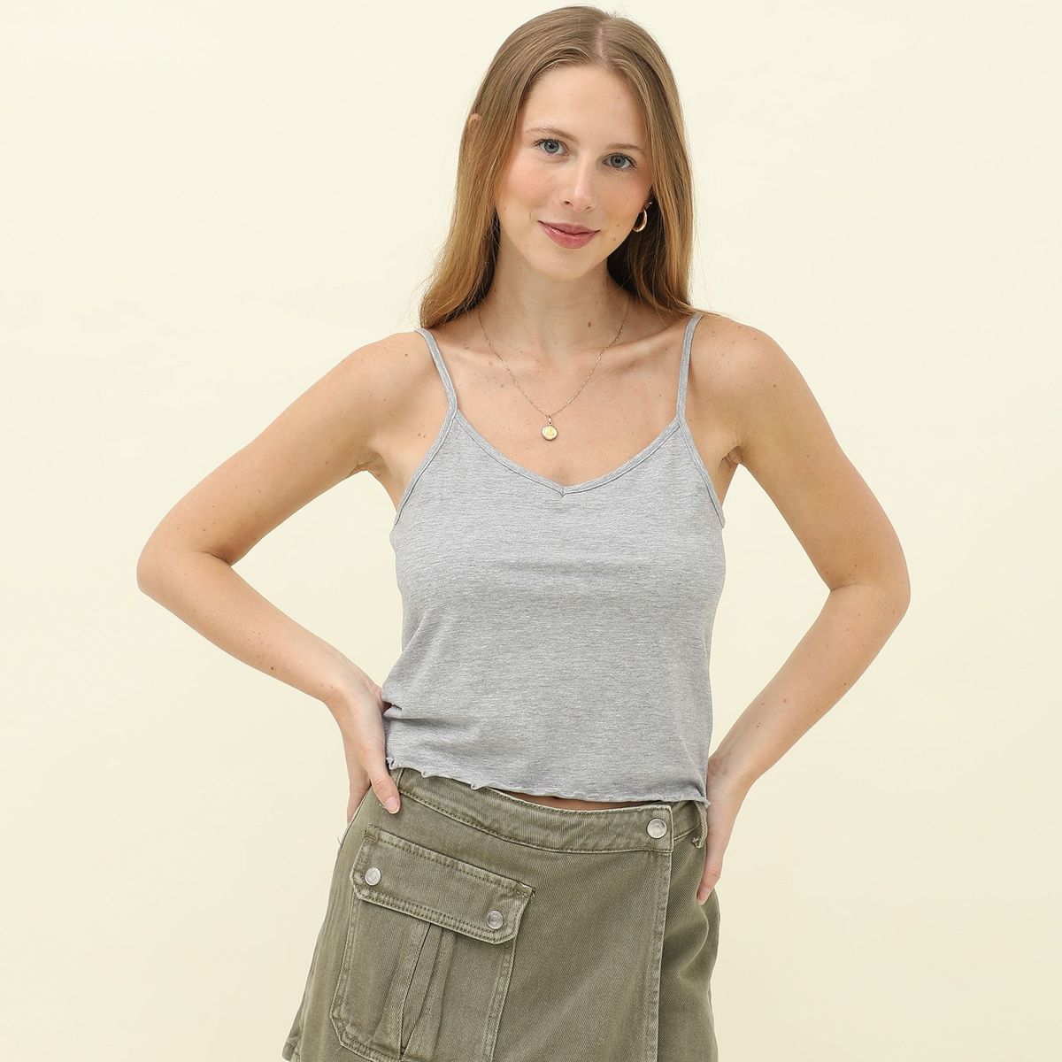 SYBILLA - Top Sin Mangas Casual Mujer Sybilla