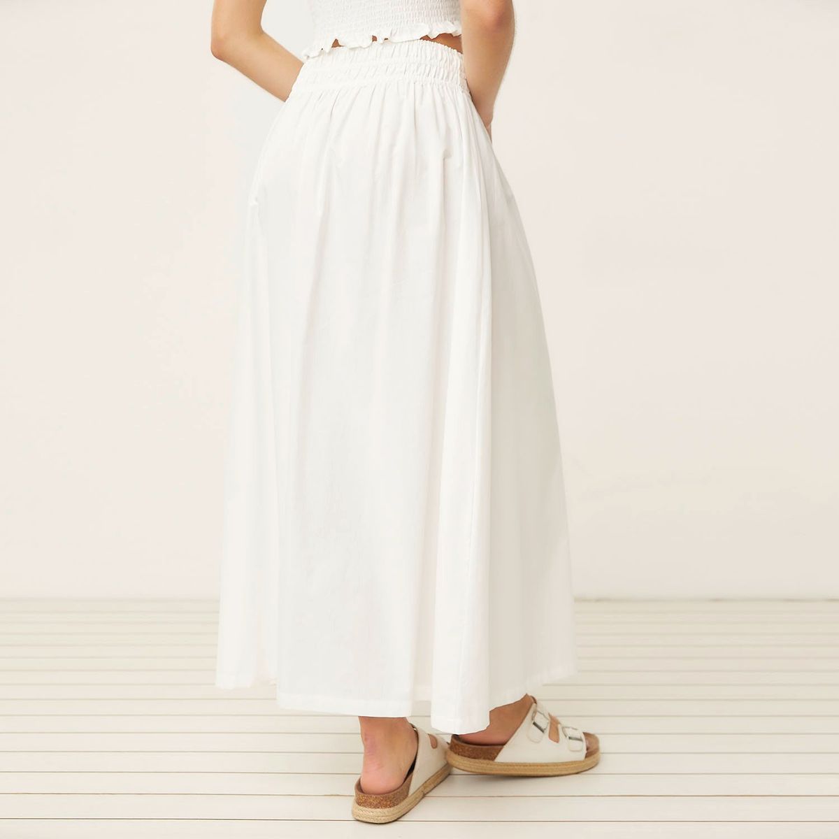 SYBILLA - Falda Casual 100% Algodón Mujer Sybilla