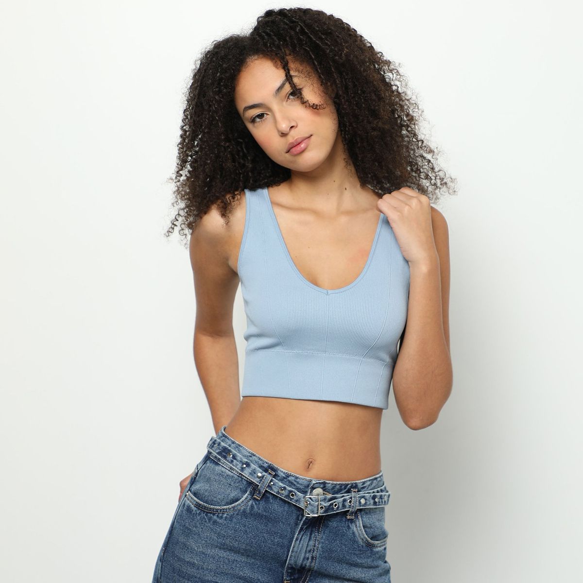 DENIMLAB - Polo Denimlab Manga Corta Mujer Casual 