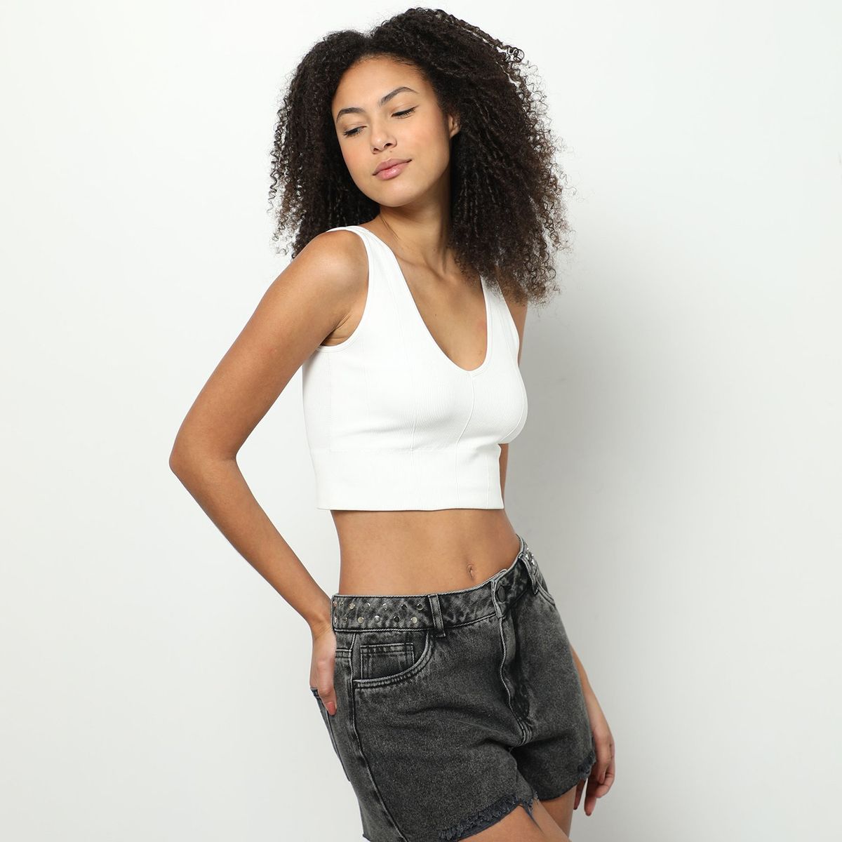 DENIMLAB - Polo Denimlab Manga Corta Mujer Casual 