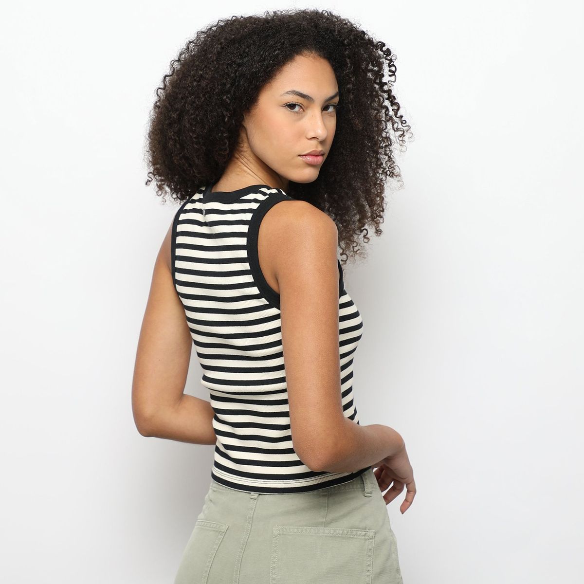 DENIMLAB - Polo Sin Mangas Casual Mujer Denimlab