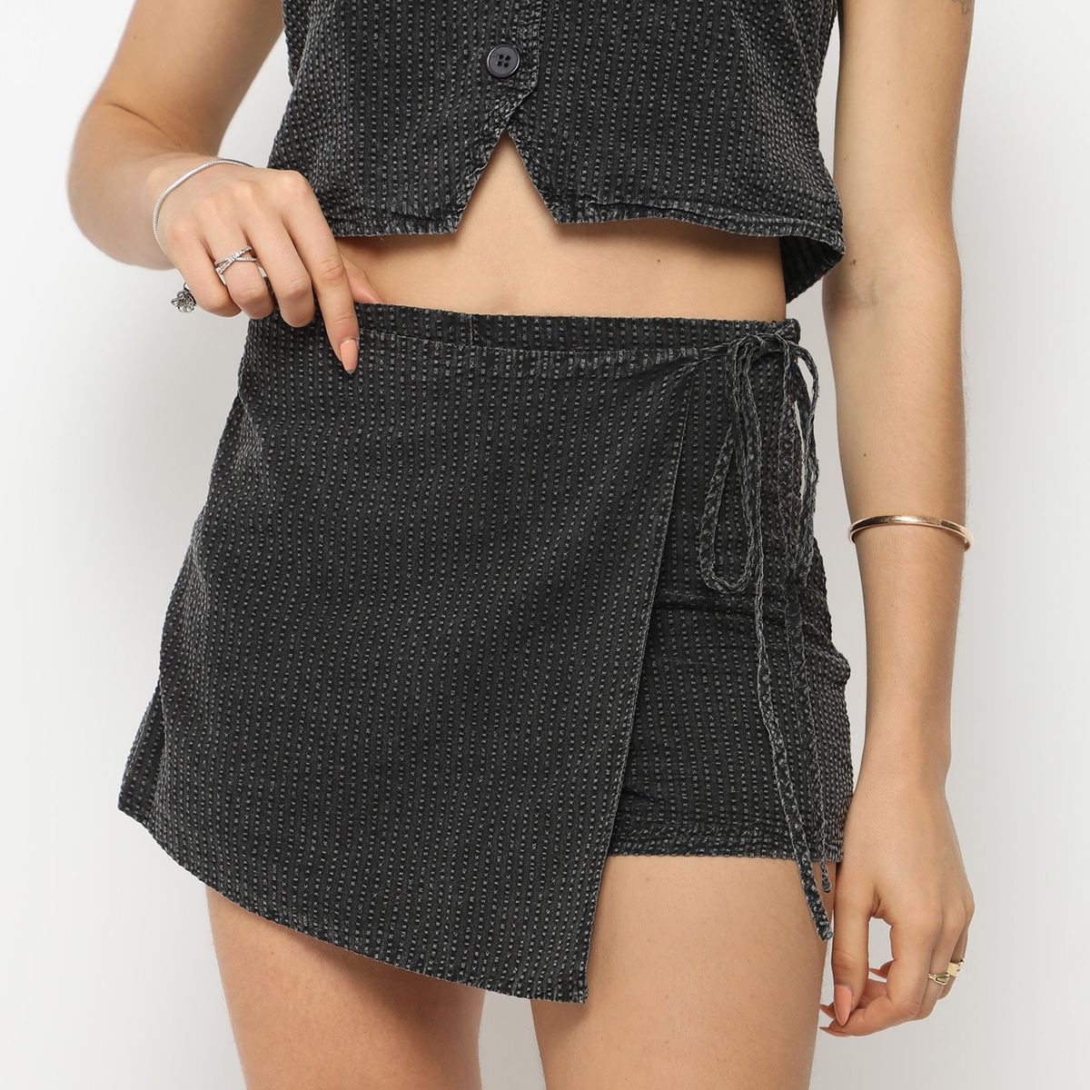 DENIMLAB - Falda Casual 100% Algodón Mujer Denimlab