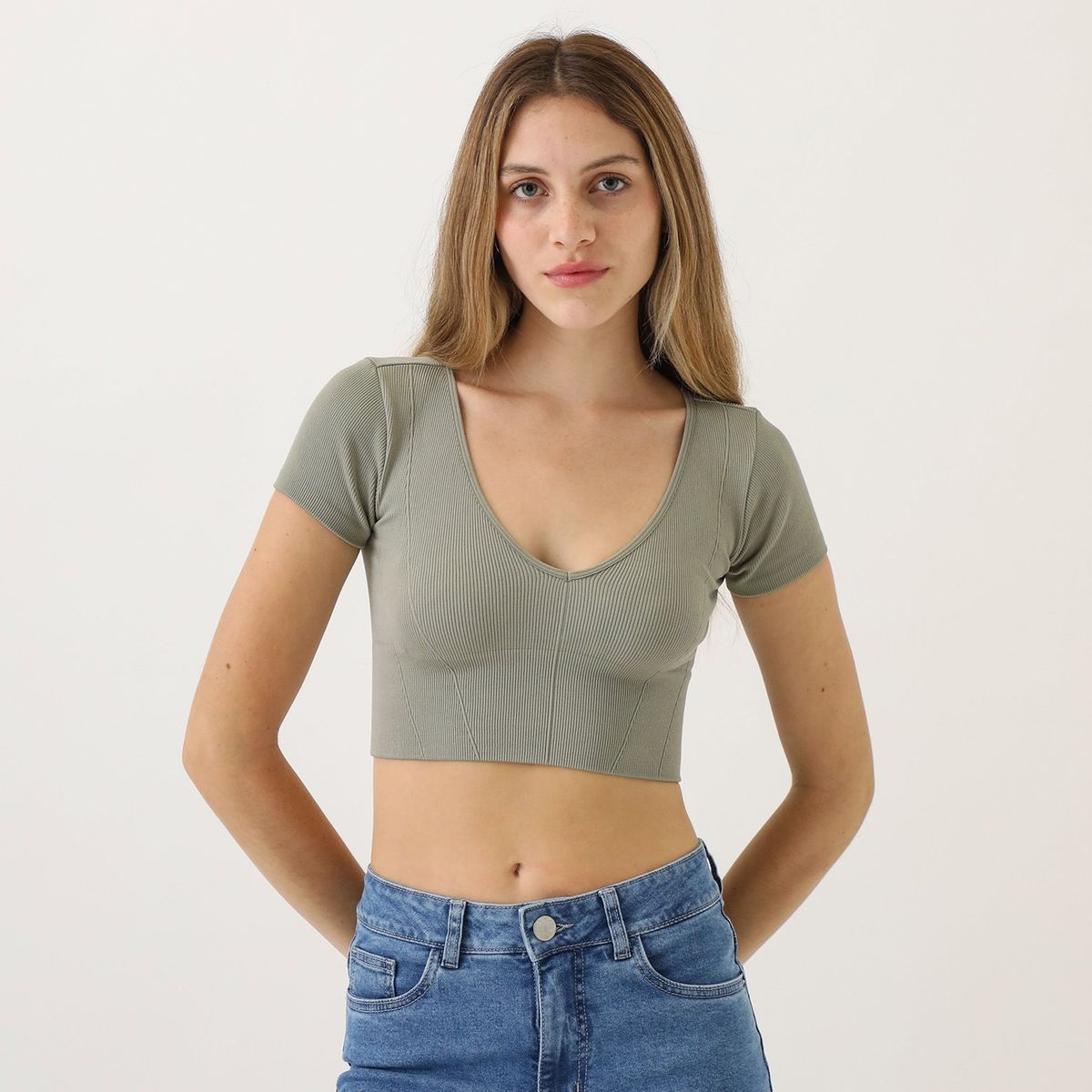 DENIMLAB - Polo Manga Corta Mujer Denimlab