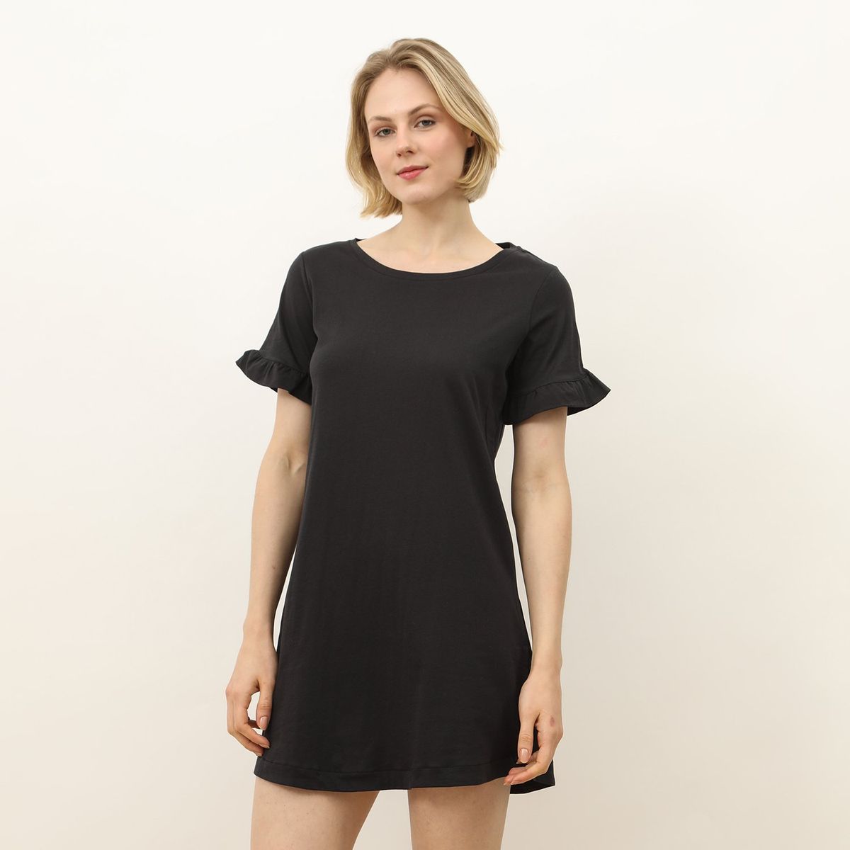 BASEMENT - Vestido Casual 100% Algodón Mujer Basement