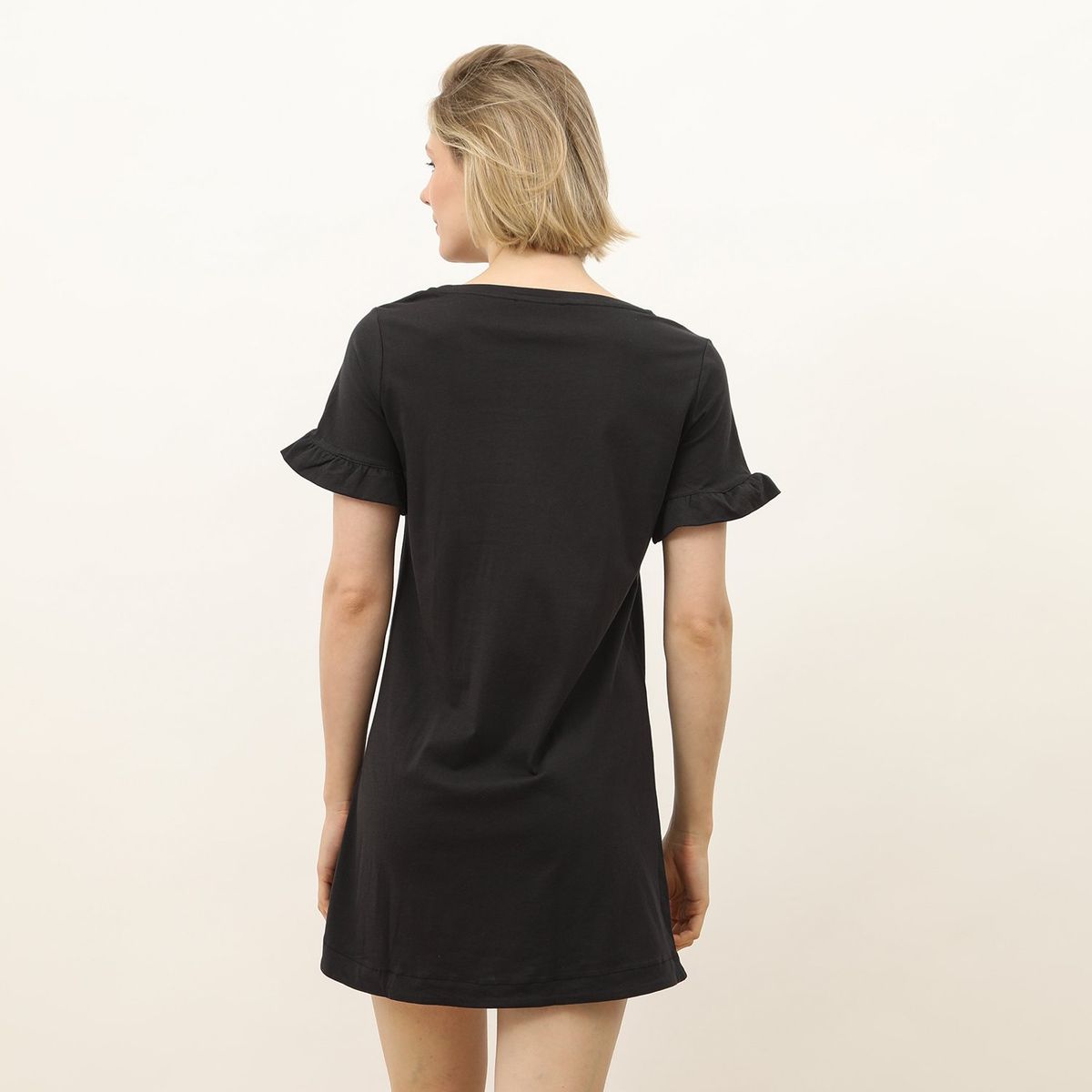 BASEMENT - Vestido Casual 100% Algodón Mujer Basement