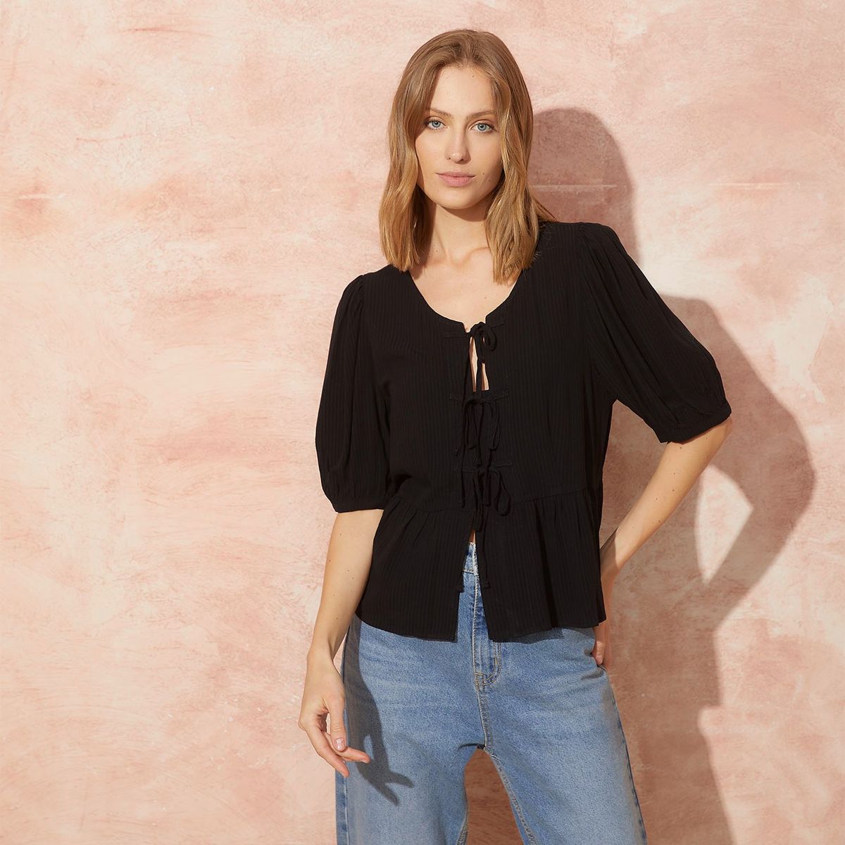 BASEMENT - Blusa Casual Mujer Basement