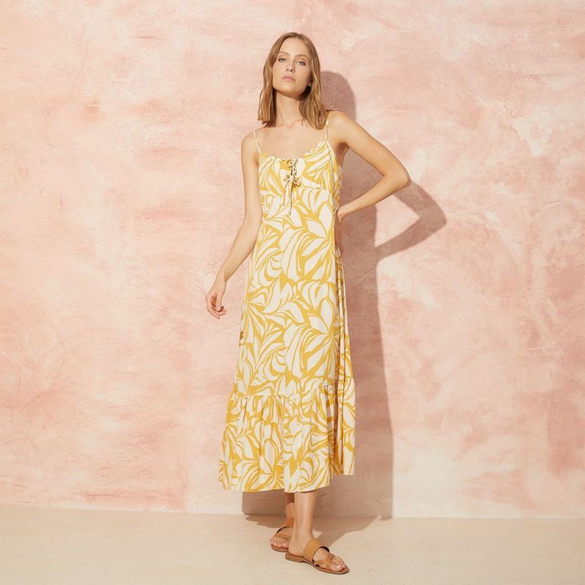 BASEMENT - Vestido Basement Midi Mujer