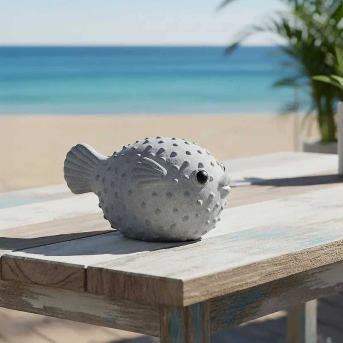 BASEMENT HOME - Adorno Pez Globo Azul 