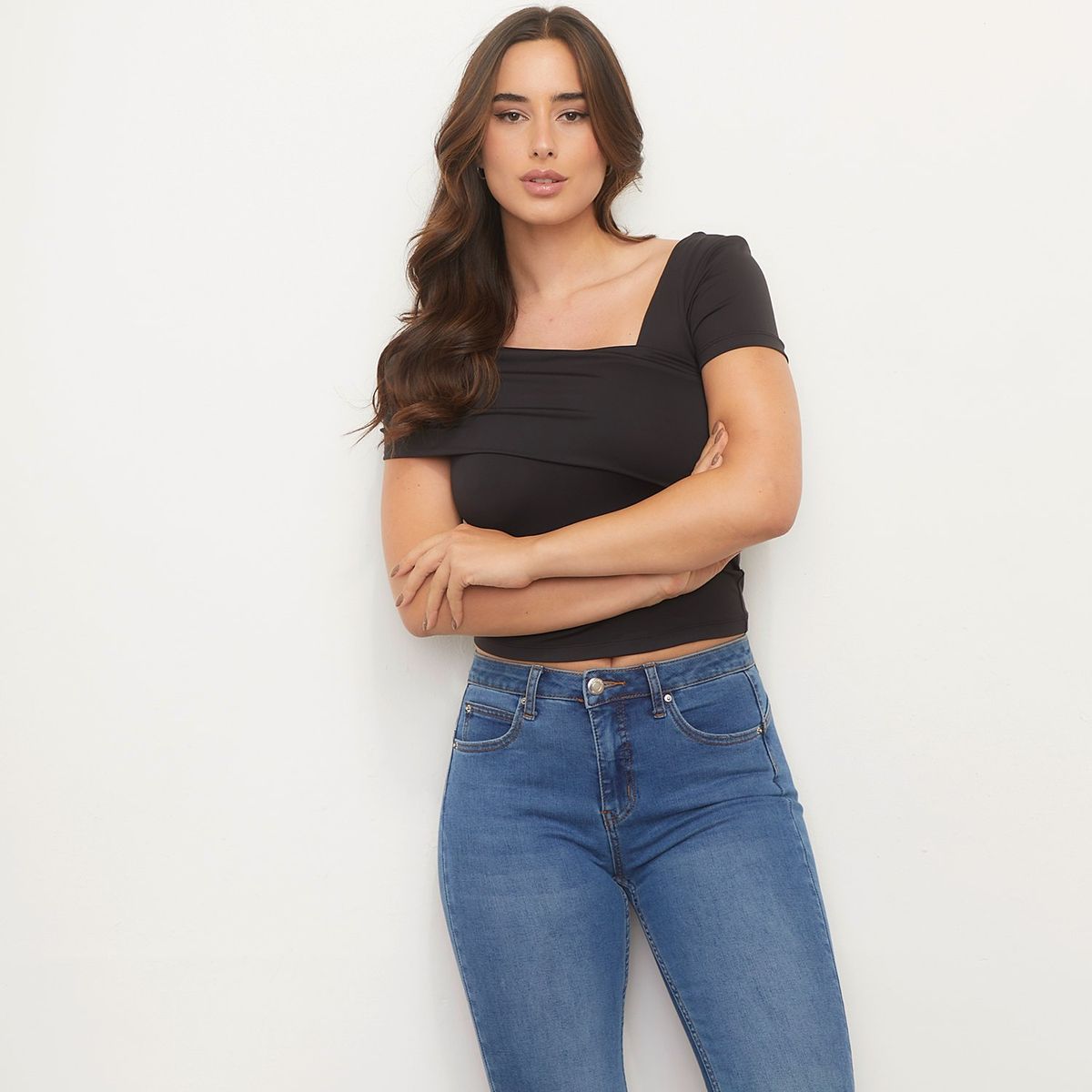 MOSSIMO - Polo Manga Corta Mujer Mossimo