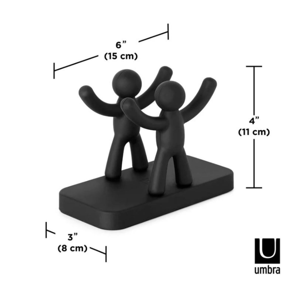 UMBRA - Servilletero Negro Umbra