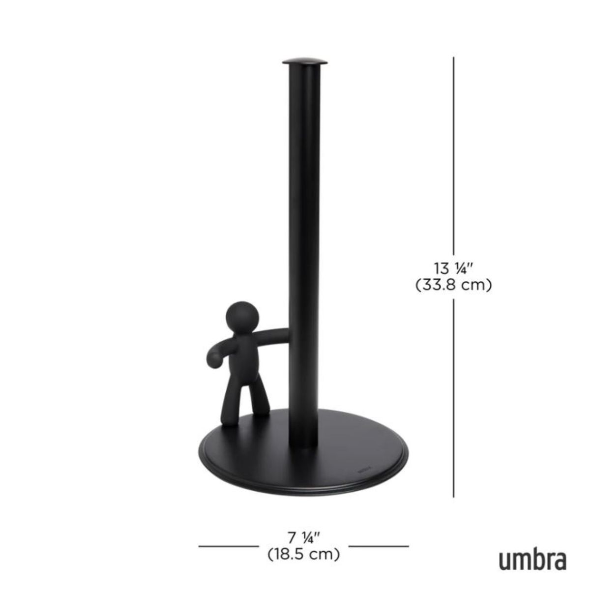 UMBRA - Porta Papel Toalla Negro Umbra